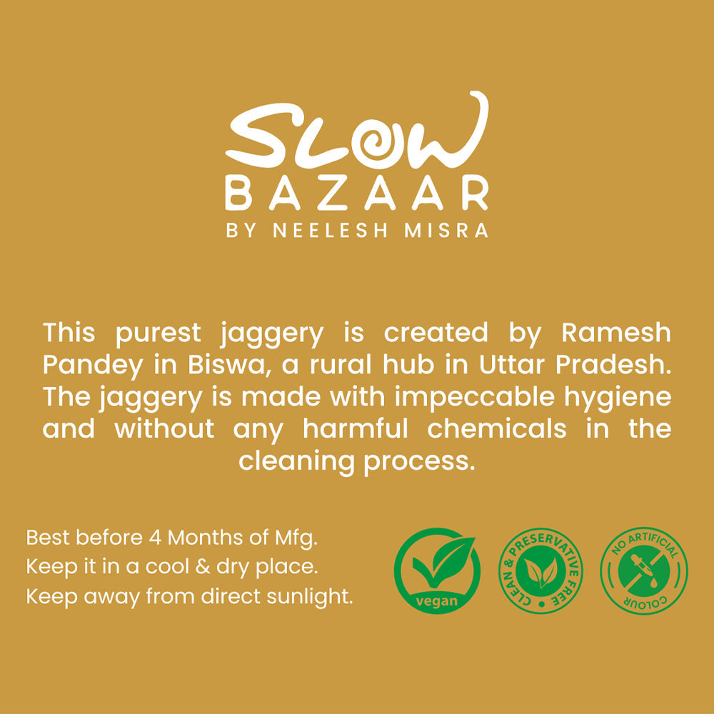 Dry Ginger Jaggery & Black Pepper Jaggery l Slow Bazaar slowbazaar